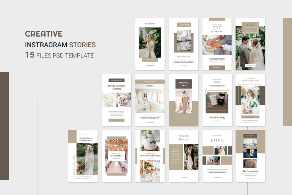 Instagram Stories - Wedding Activity