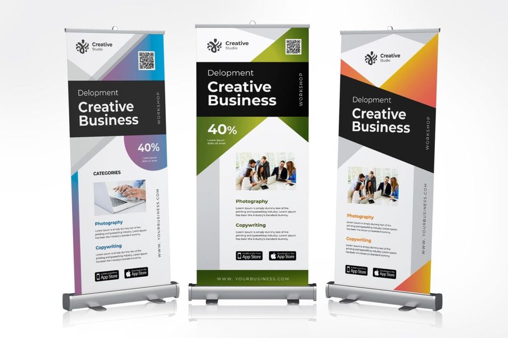 roll up banner creative business