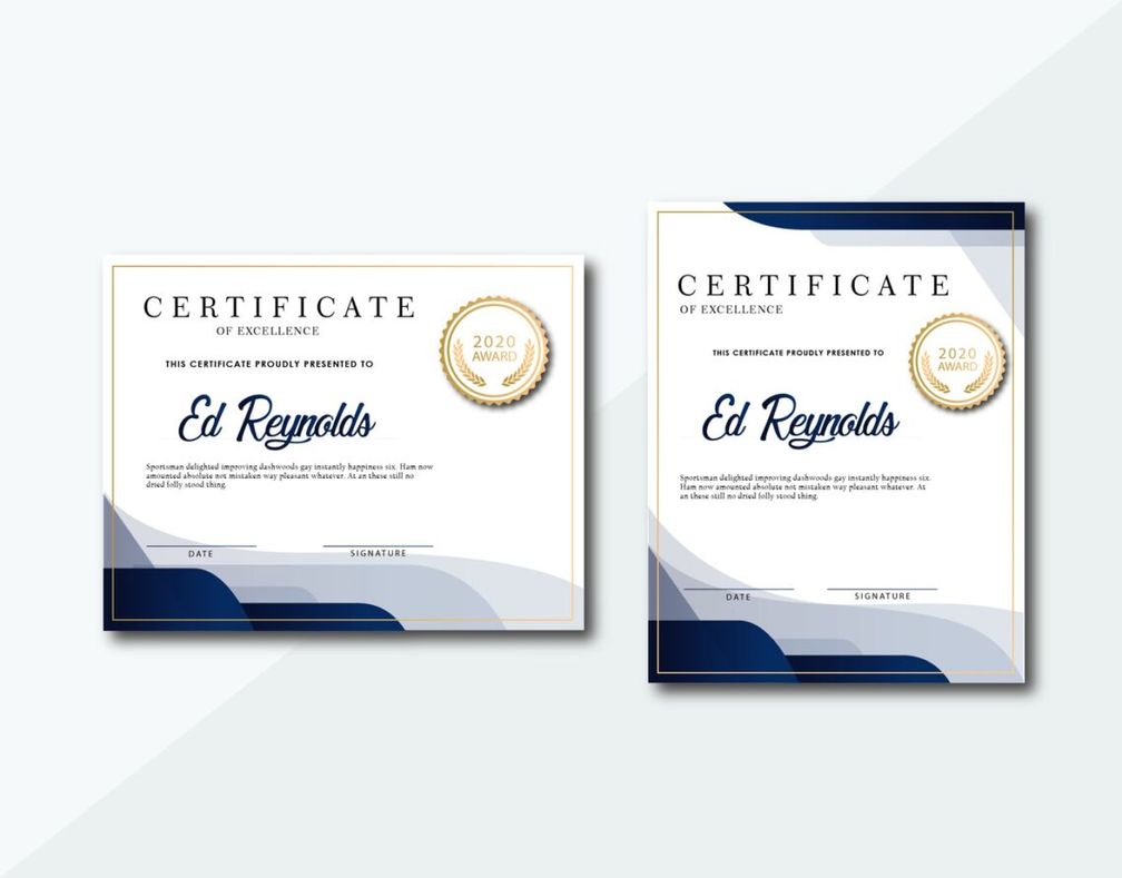 certificate classic motive 1