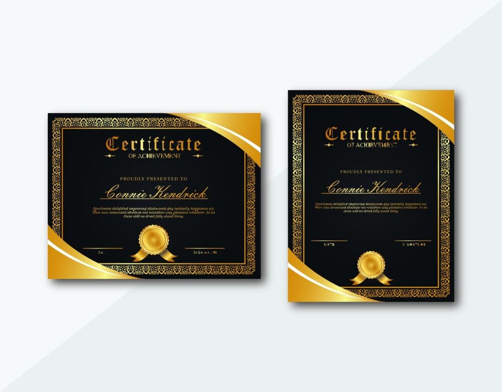 certificate lifetime achievement