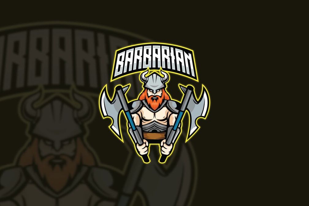 esport logo barbarian squad