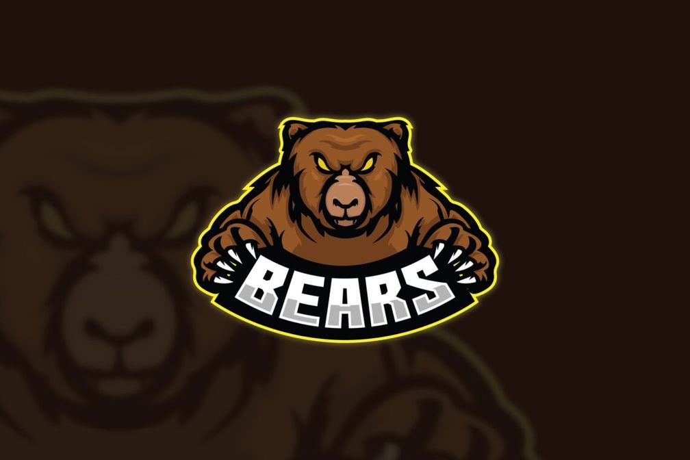 esport logo bear predator