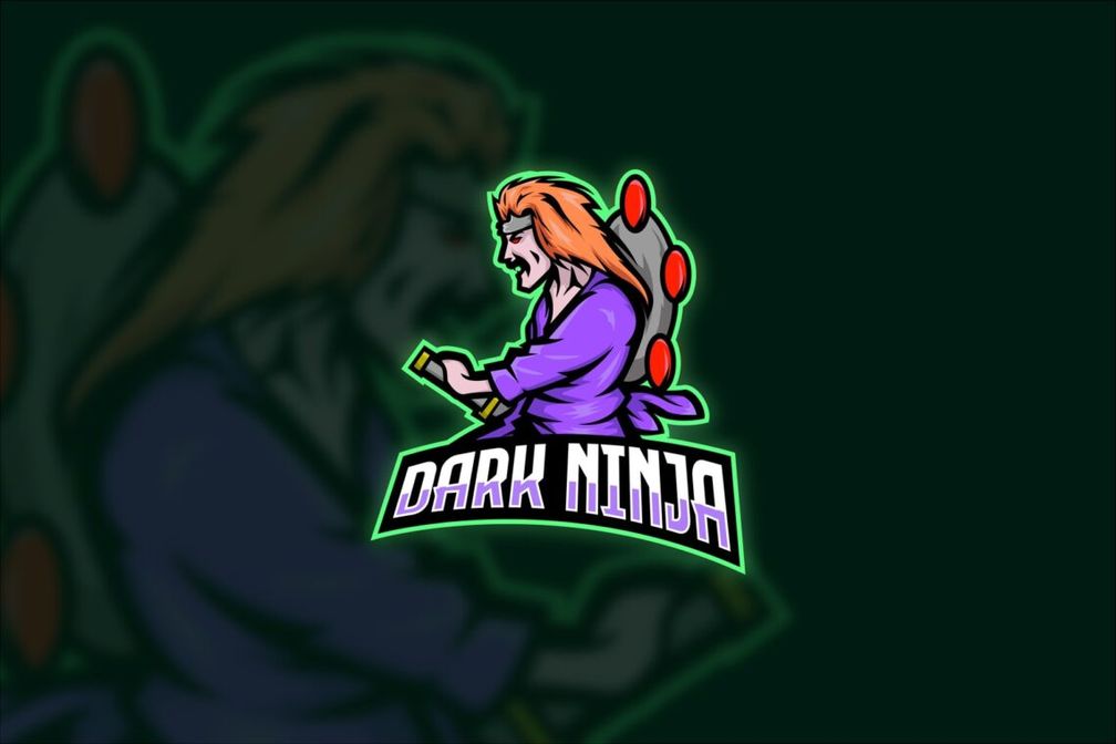esport logo dark ninja