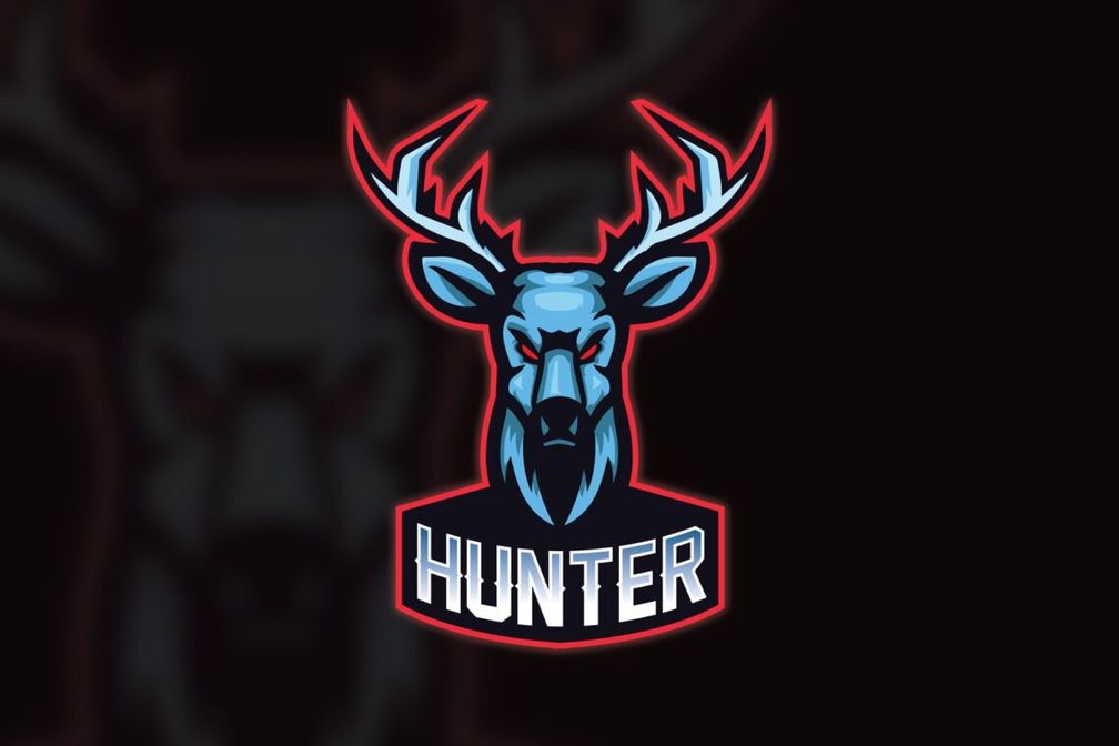 esport logo hunter deer 1