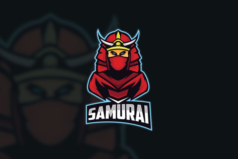 esport logo legendary samurai