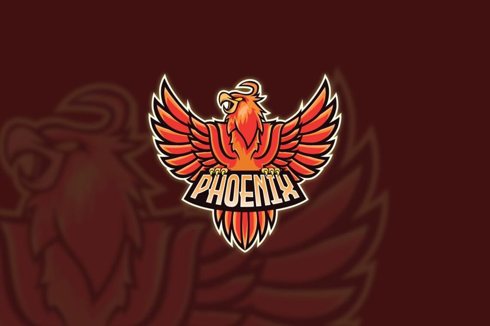 esport logo phoenix king