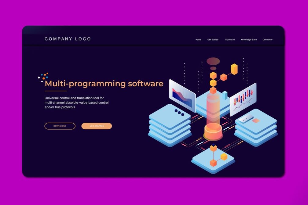 isometric landing pages programming service
