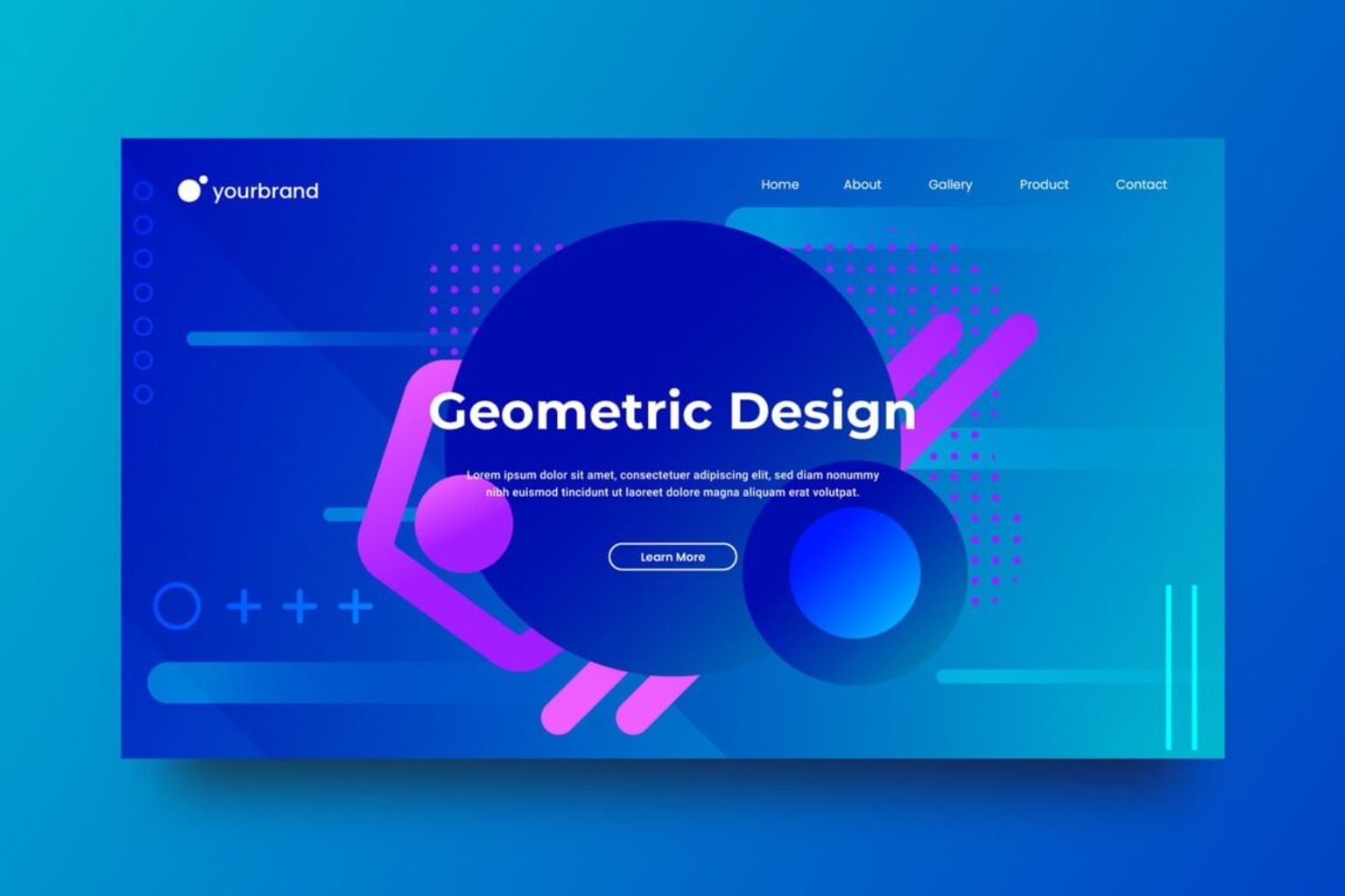 abstract background flow blue geometric