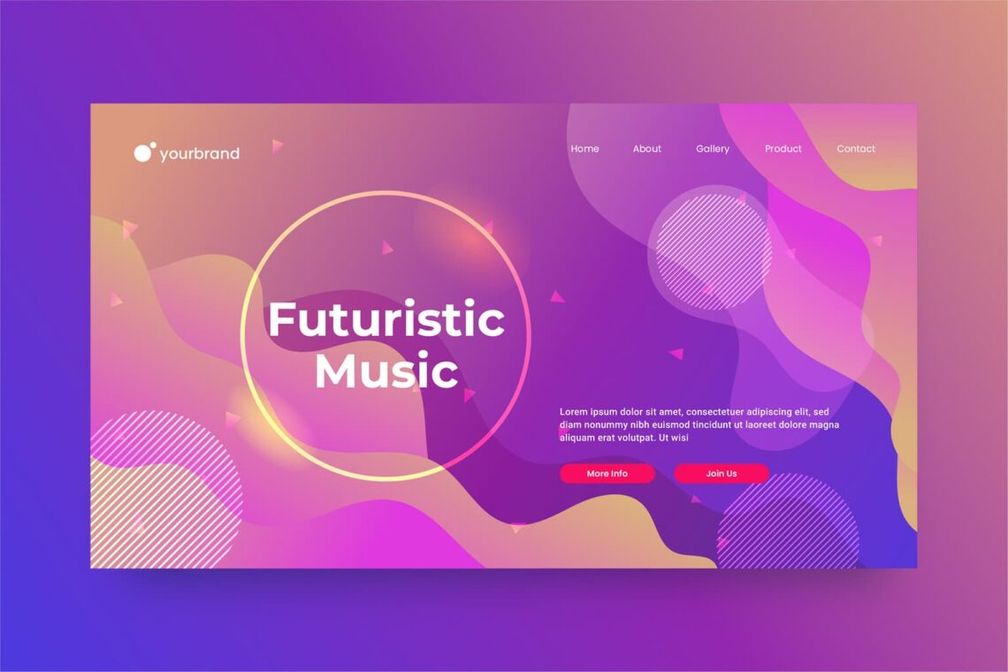 abstract background fluid gradient shapes