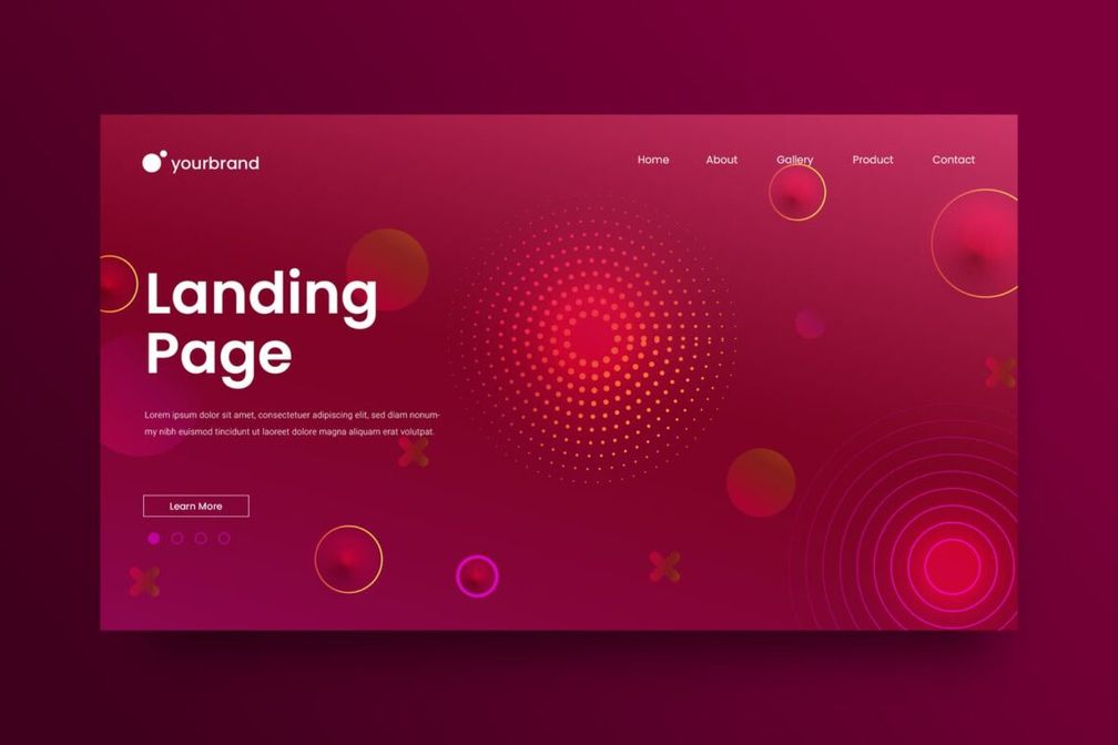 abstract background spiral gradient element