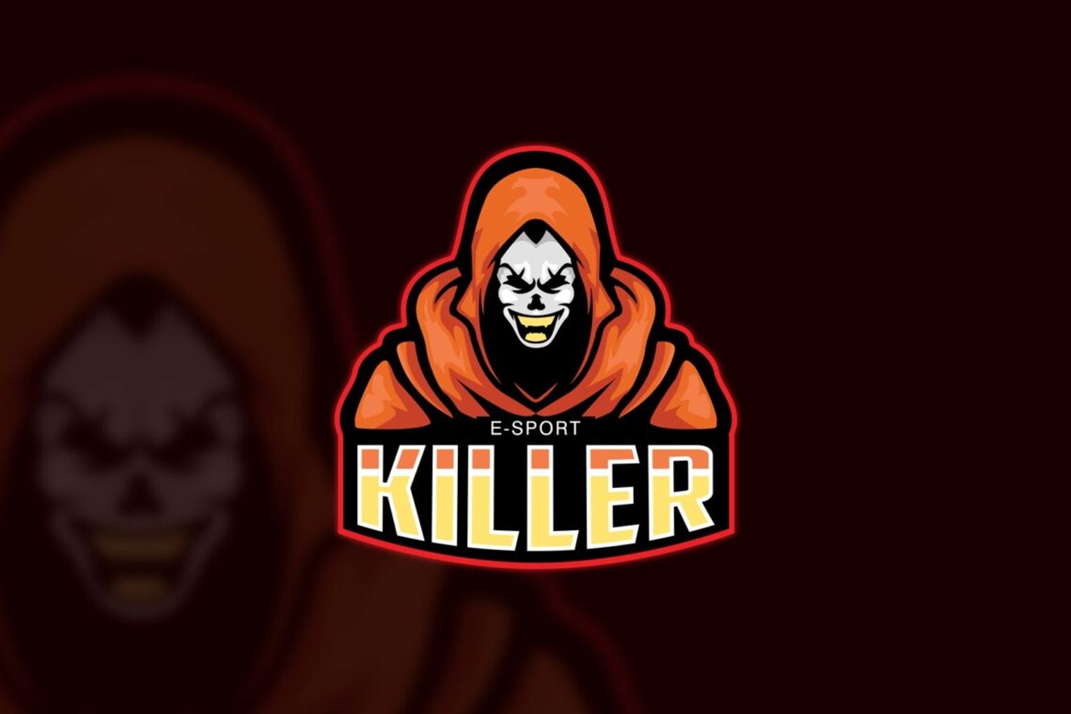 esport logo killer figure