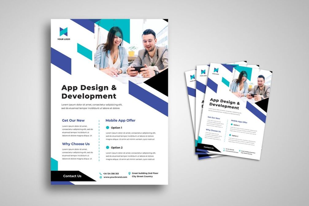 flyer app design development