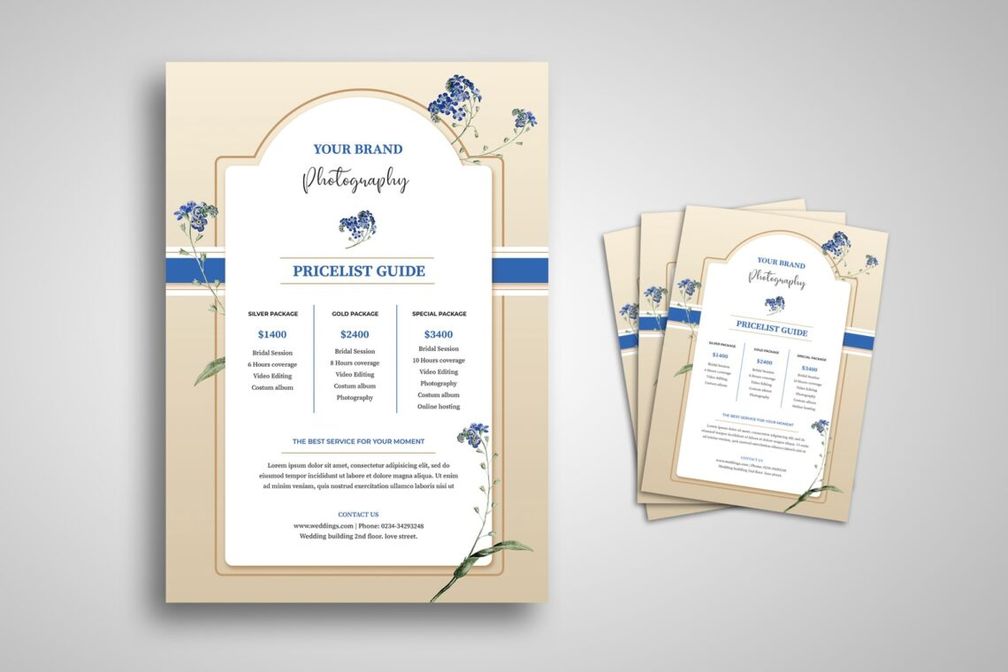 flyer photographic frame