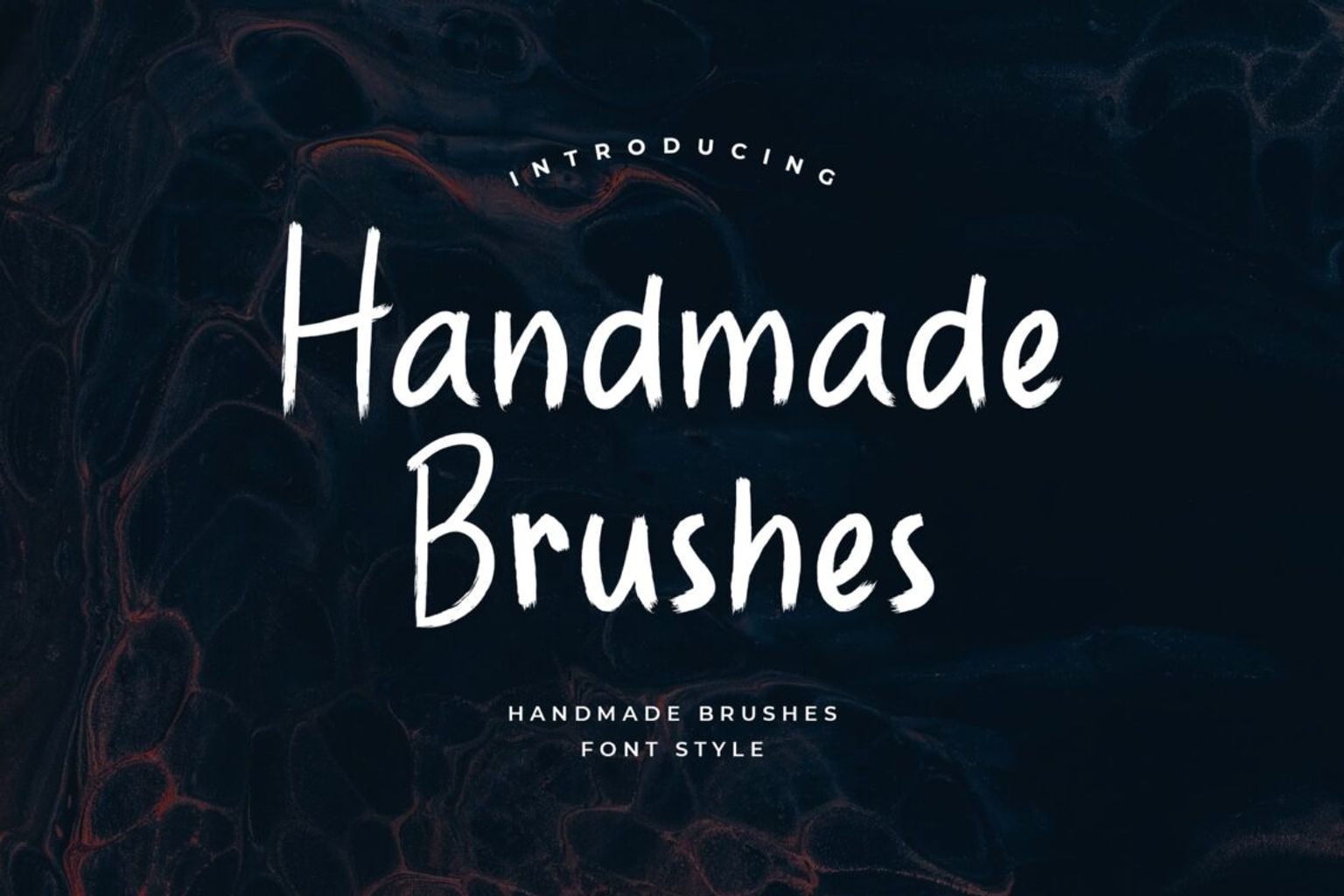 fonts handmade brushes