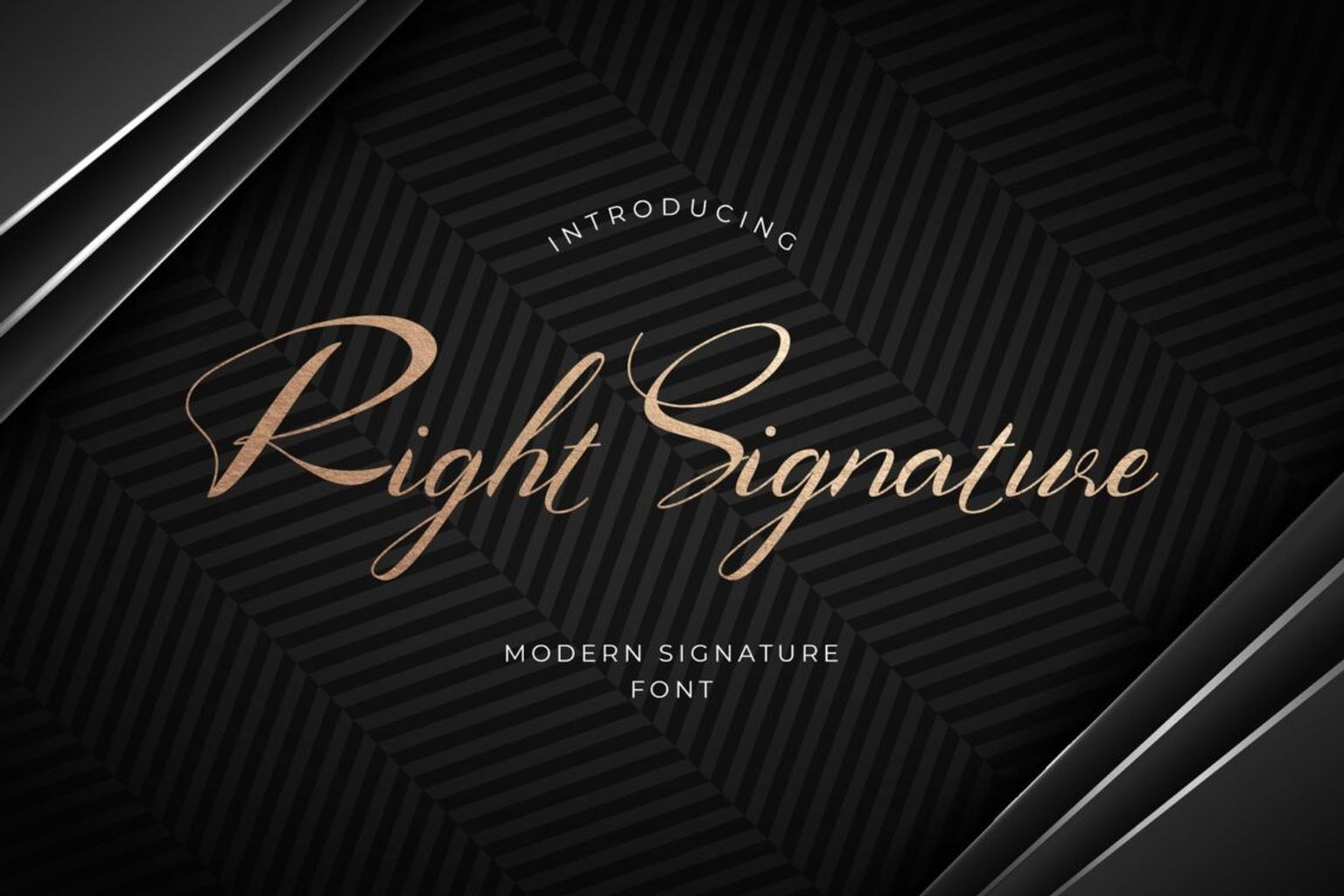 signature font