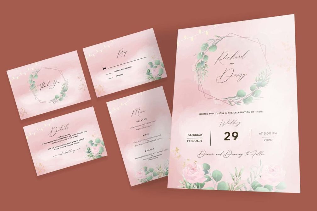 wedding invitation template