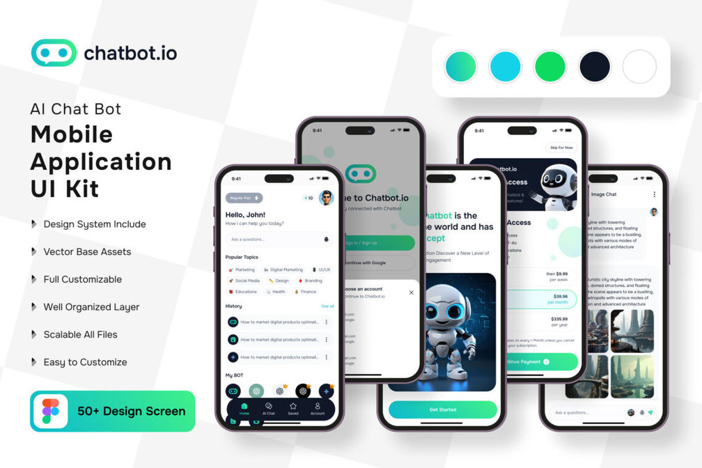 Preview Image Ui Kit Mobile App Ai Chat Bot 020