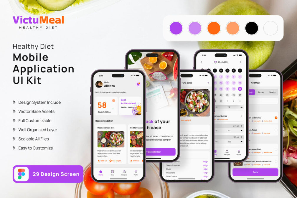 Preview Image Ui Kit Mobile App Healthy Diet 010