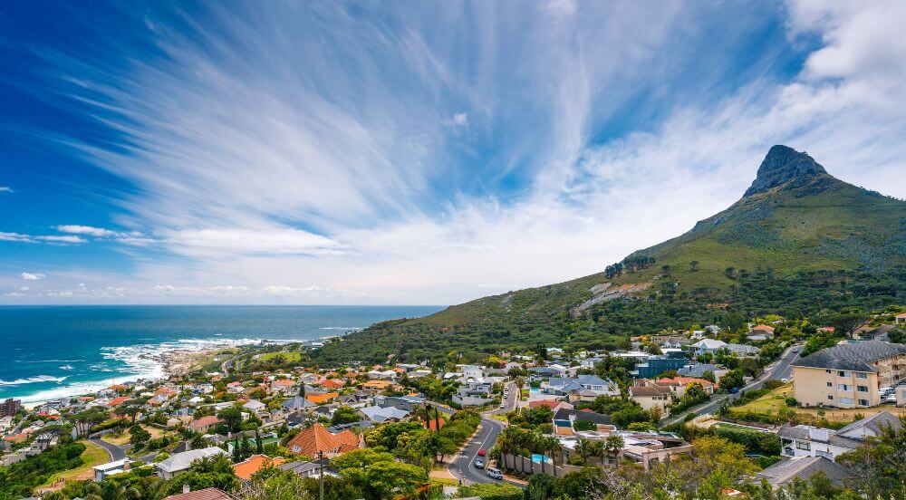 This image is of Cape Town city in South Africa