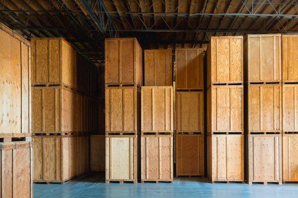 International storage services wooden containers