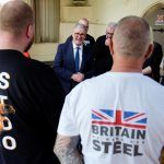 British Steel Workers meeting with the Prime Minister
