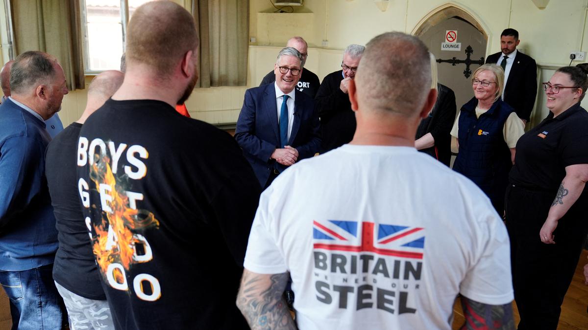 British Steel Workers meeting with the Prime Minister
