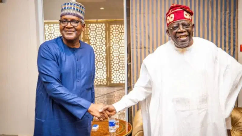 President Bola Tinubu celebrates Aliko Dangote’s birthday, praising his impact on Nigeria’s industrial growth and philanthropic efforts across Africa