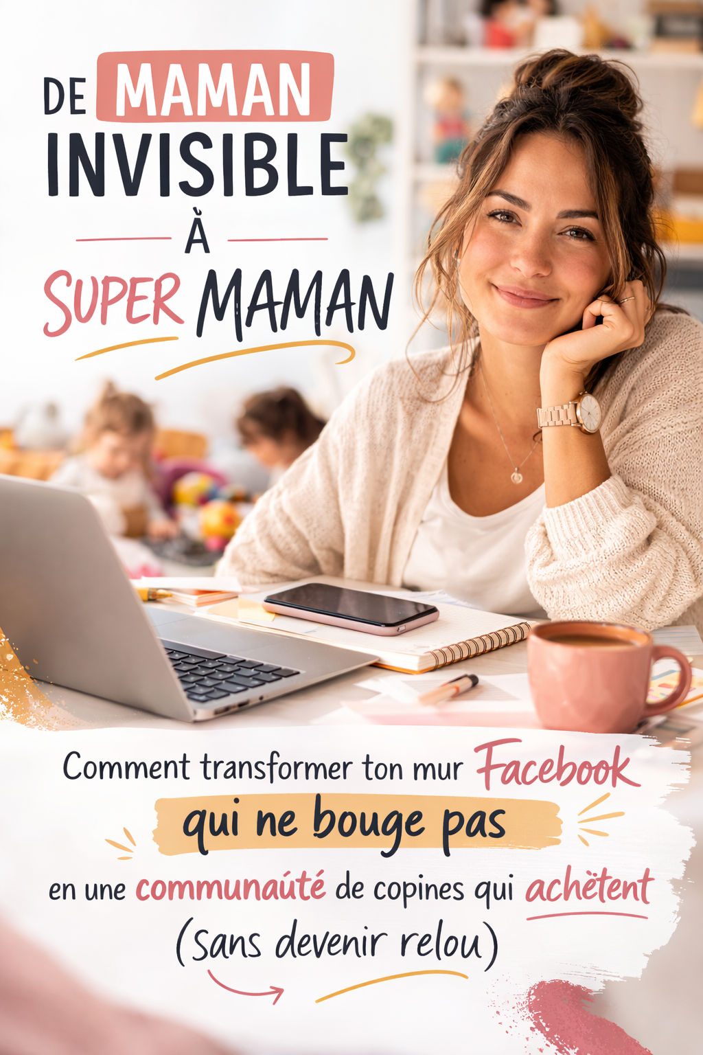 Couverture de l'ebook Devenir une super maman