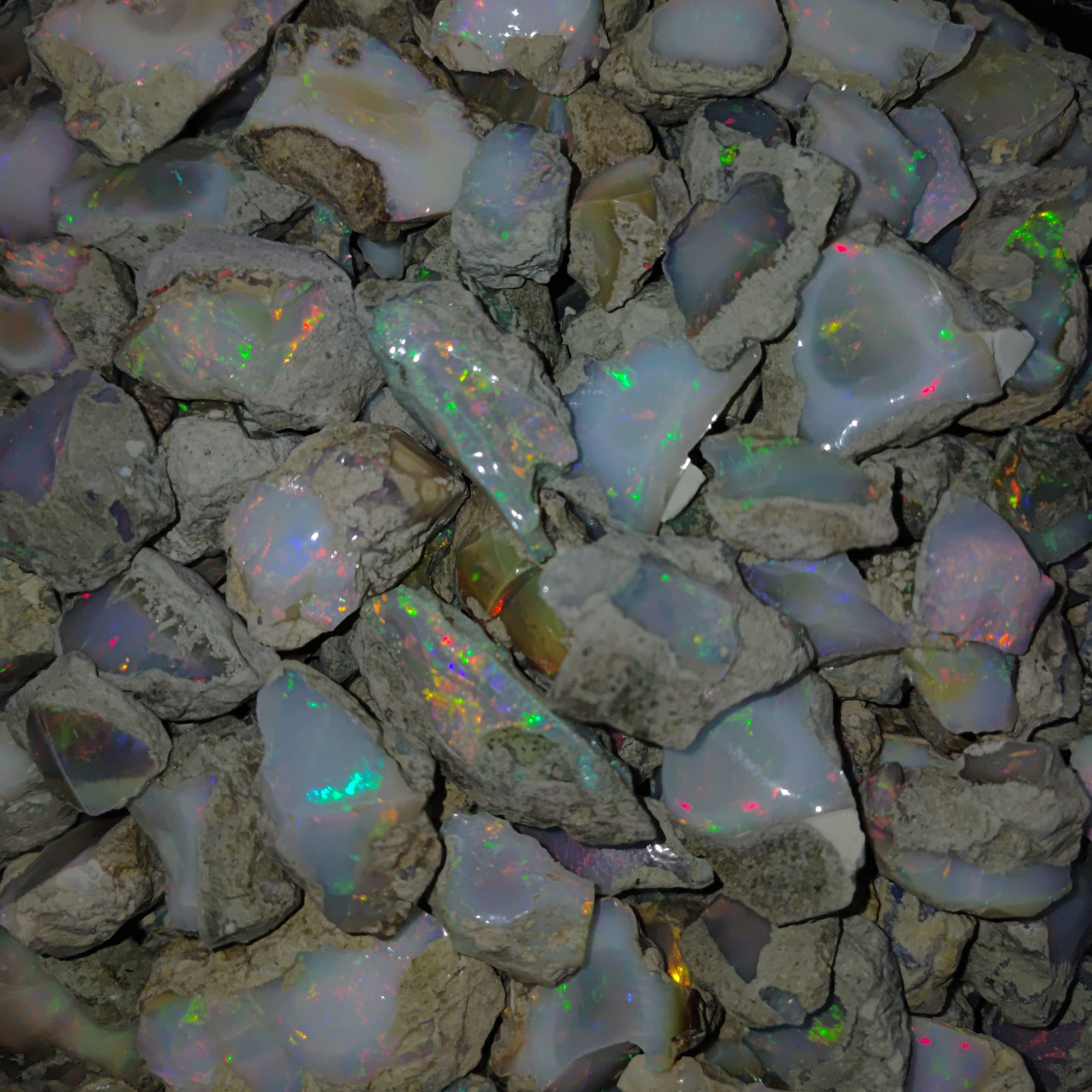Natural Ethiopian Wollo Rough Opal Parcel