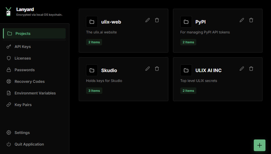 Lanyard Desktop App Dark Mode