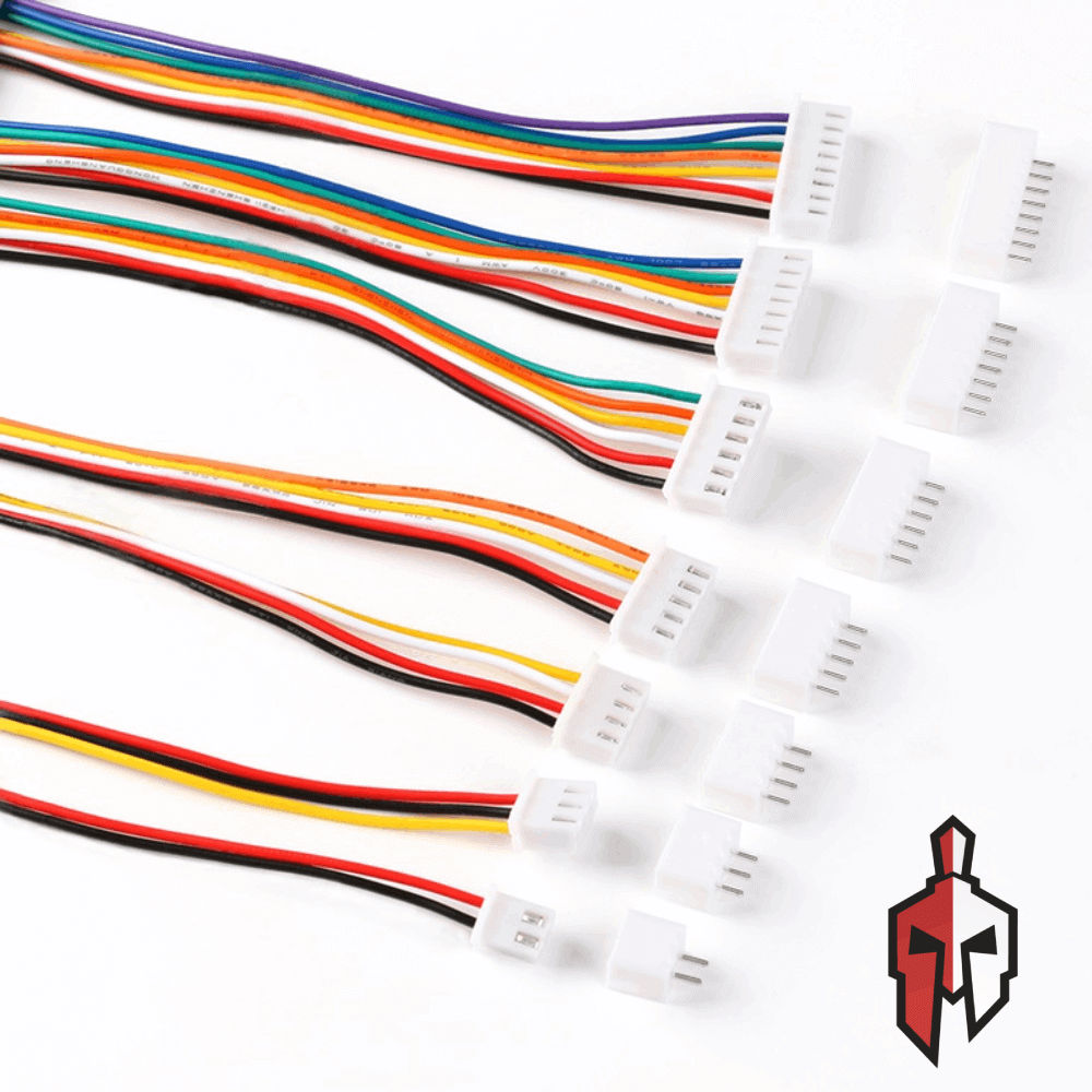 2 10 Pin JST XH 2 54 Pitch Connector Cable And Base Alphatronic