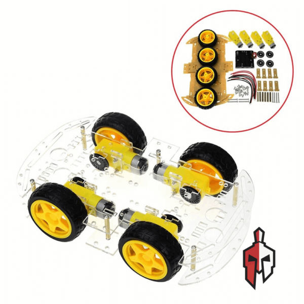 4WD Robot Chassis Smart Arduino Car in Sri Lanka