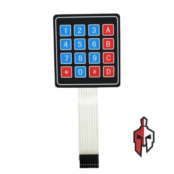 Keypad Flexible 16 Keys for arduino in Sri Lanka