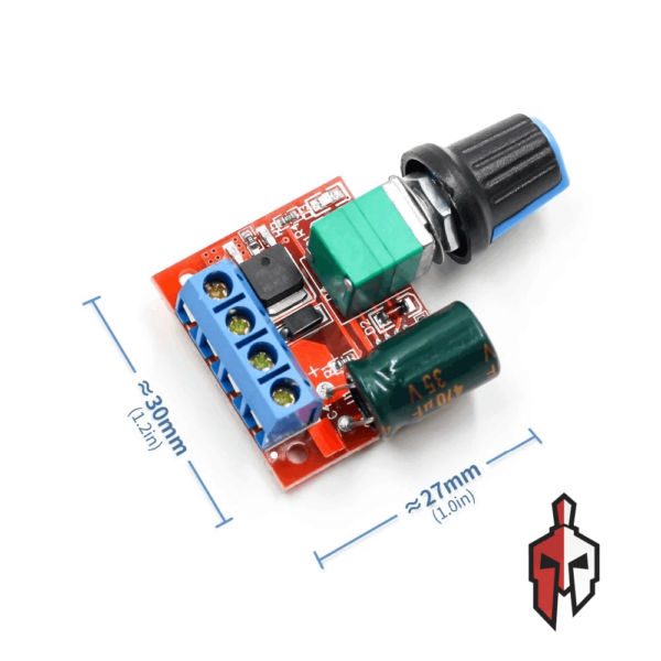 Mini DC 5A 90W Motor PWM Speed Controller in Sri Lanka