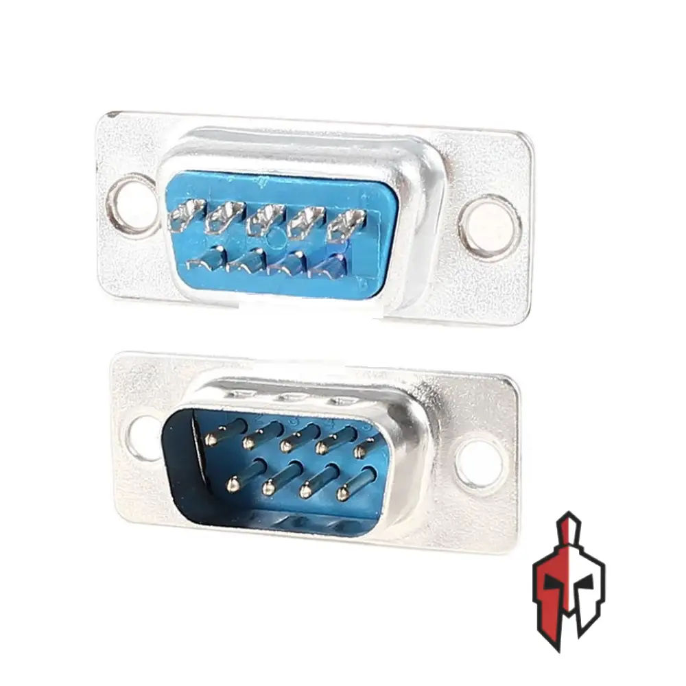 thumbnail image 2 of Male DB-9 (DB9) 9-Pin Solder Cup Connector For Serial Connections - Pack Of 1 2 of 3