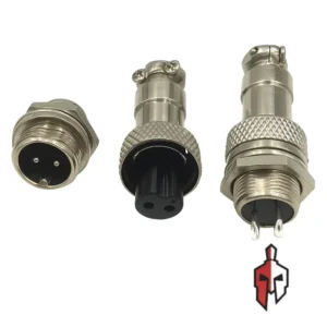 XLR Jack Pair GX12 12mm 2 Pin in Sri Lanka