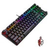 RGB Mechanical Keyboard USB Wired WY87 in Sri Lanka