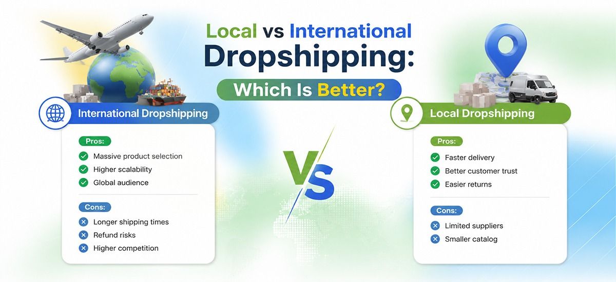 Local vs International Dropshipping