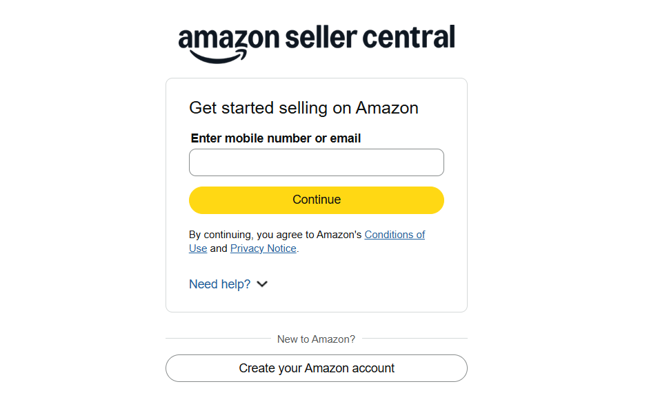 amazon seller centra