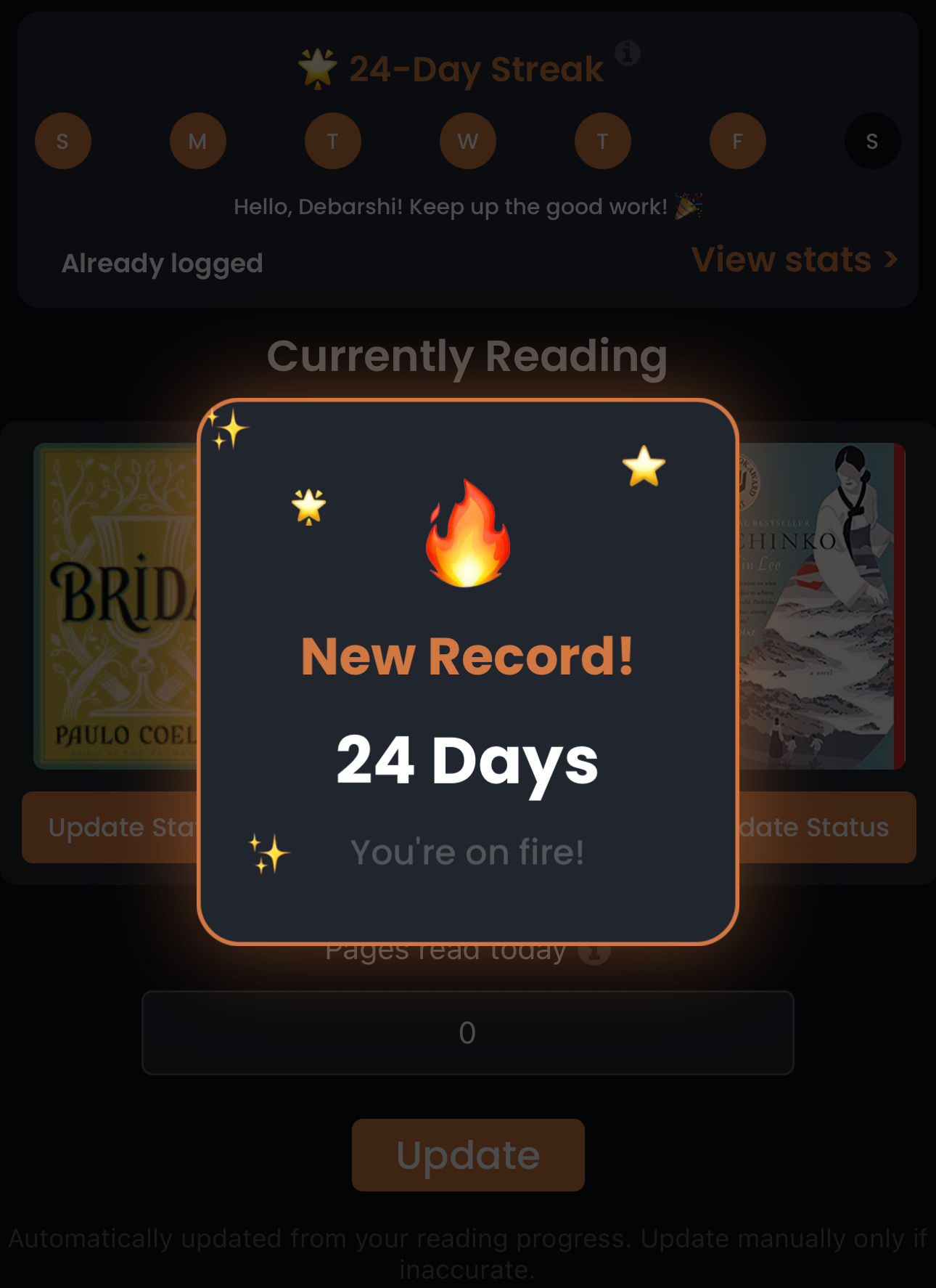 Calm reading motivation