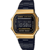 Casio A168 Black & Gold Watch - 0 - Umoja Marketplace