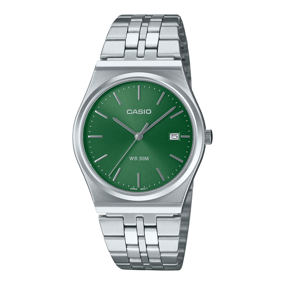 Casio MTP-B145D Green Dial Watch 