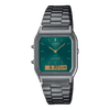 Casio AQ-230EGG-3A Gray Bracelet Green Dial Watch - 0 - Umoja Marketplace