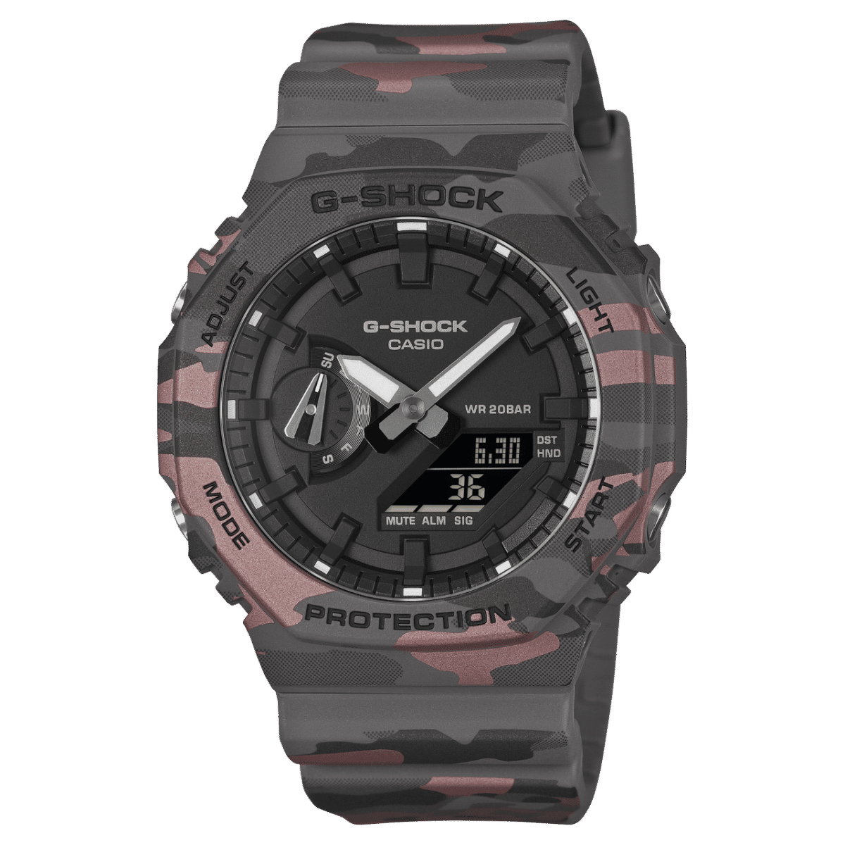 Casio GA-2100CM-8A G-Shock CasiOak Camo Watch