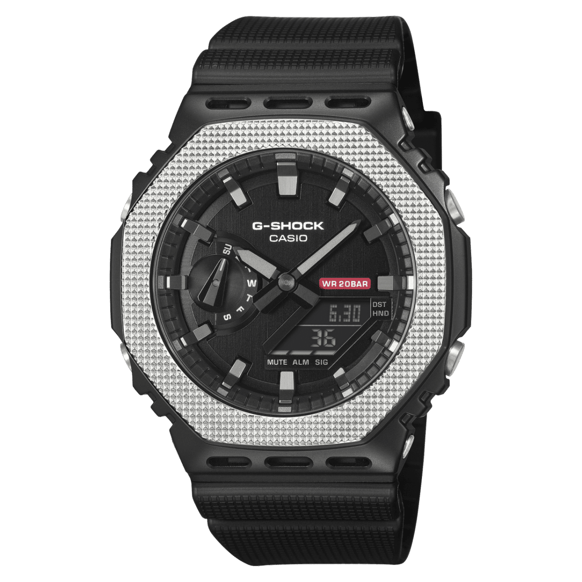Casio GM-2100BM-1A G-Shock G-STEEL Metal Bezel Watch