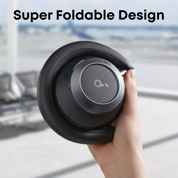 Soundcore Space One Pro ANC Headphones – Black electronics by Anker - Umoja Marketplace in Kenya