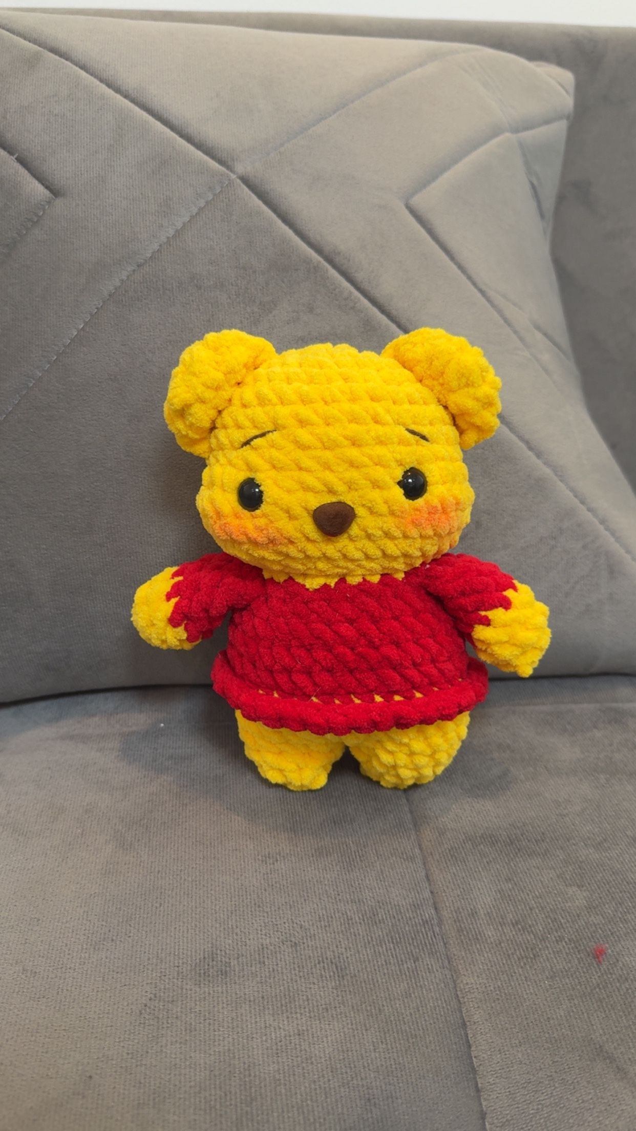 Handmade Winnie the Pooh Crochet Plushie