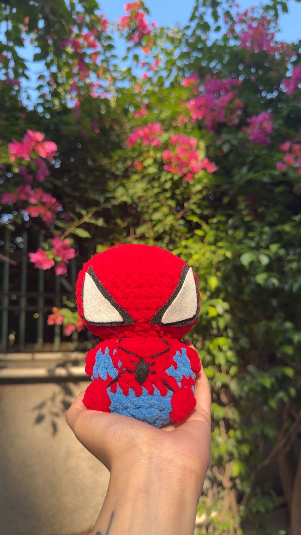 Handmade Spiderman Crochet Plushie