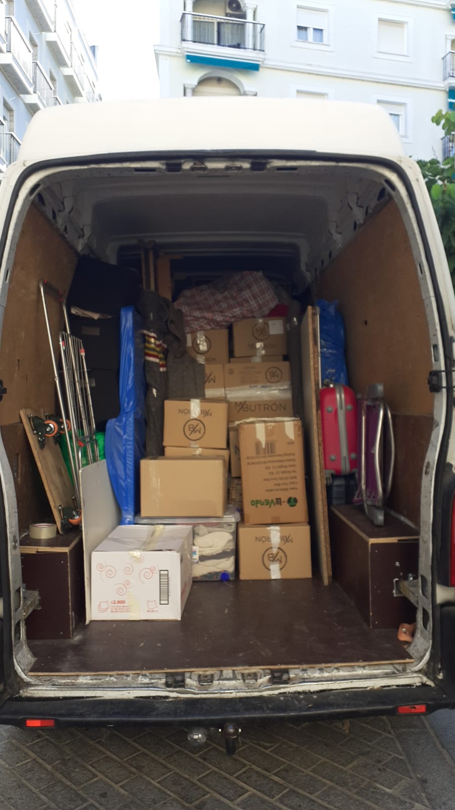 Mudanzas compartidas Chiclana Madrid