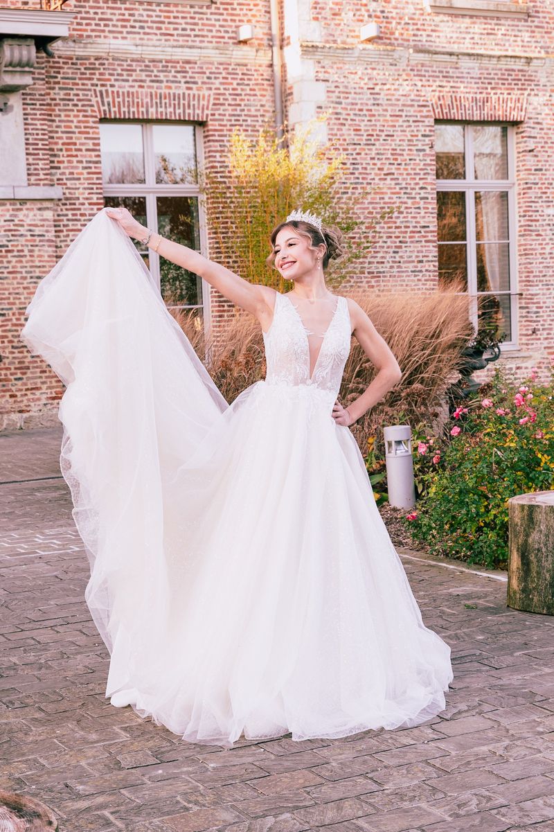 Mariages — La traîne en mouvement
